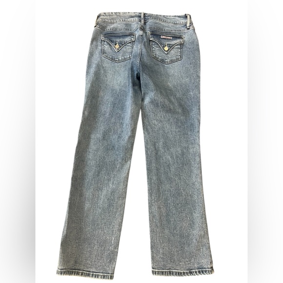 Hudson medium wash  midrise straight leg jeans H0254-01 - Picture 2 of 10